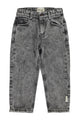 Unisex trousers | Washed black denim