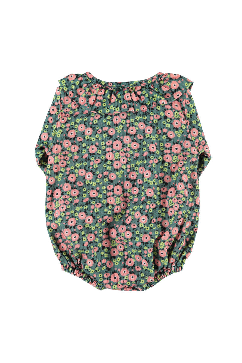 Baby Long Sleeve Romper Multicolor Flowers