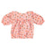 baby blouse w/ sailor collar | pink flowers