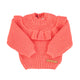 baby knitted sweater | pink