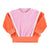 baby sweatshirt | orange & lavender