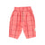 baby unisex trousers | pink checkered