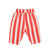 baby unisex trousers | white & red stripes