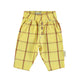 baby unisex trousers | yellow checkered