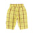 baby unisex trousers | yellow checkered