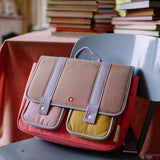 School Backpack | Gingham Flower + Rose