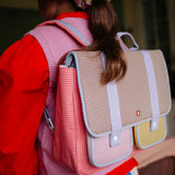 School Backpack | Gingham Flower + Rose