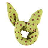 Bandana Pistachio Green with Little Flowers