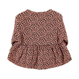 Baby Blouse Pink with Animal Print