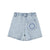 boy shorts | washed blue denim