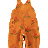 Baby Dungarees Camel with Big Flowers