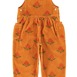 Dungarees Camel with Big Flowers