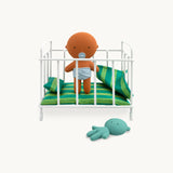 Gommu Pocket Crib Striped Green