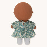 Gommu Green Flowers Dress & Tights