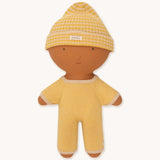 Gommu Thin Stripes Long One-Piece | Mustard