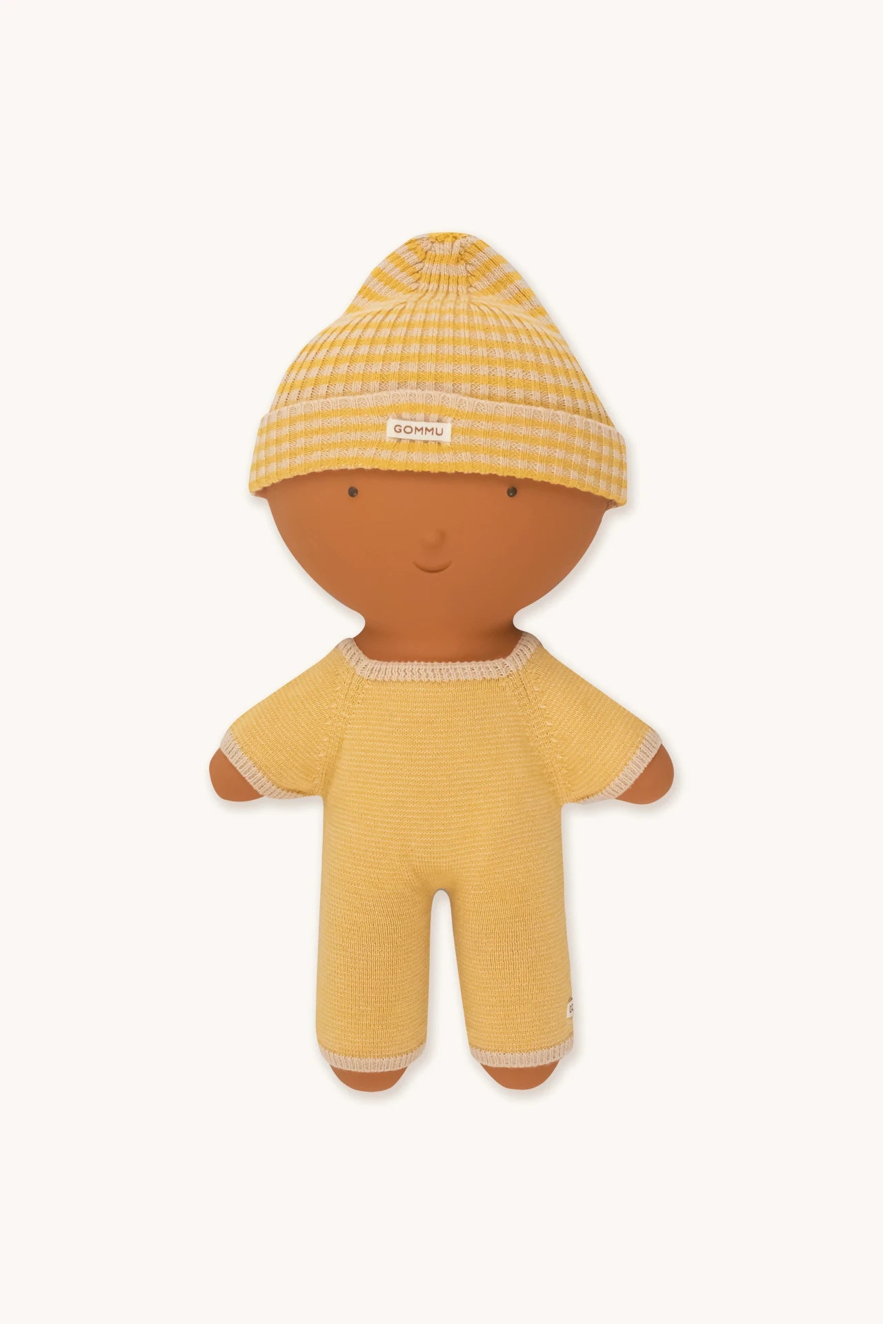 Gommu Thin Stripes Long One-Piece | Mustard