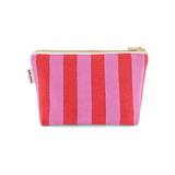 Handbag Medium | Pink & Tomato Stripes