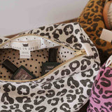 Toilet bag | animal print, Greige and Black