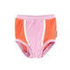 baby high waisted shorties | orange & lavender