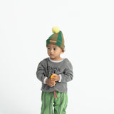 Baby Jogging Pants Green with Double Stripes
