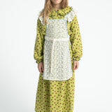 Lace Apron Dress Ecru