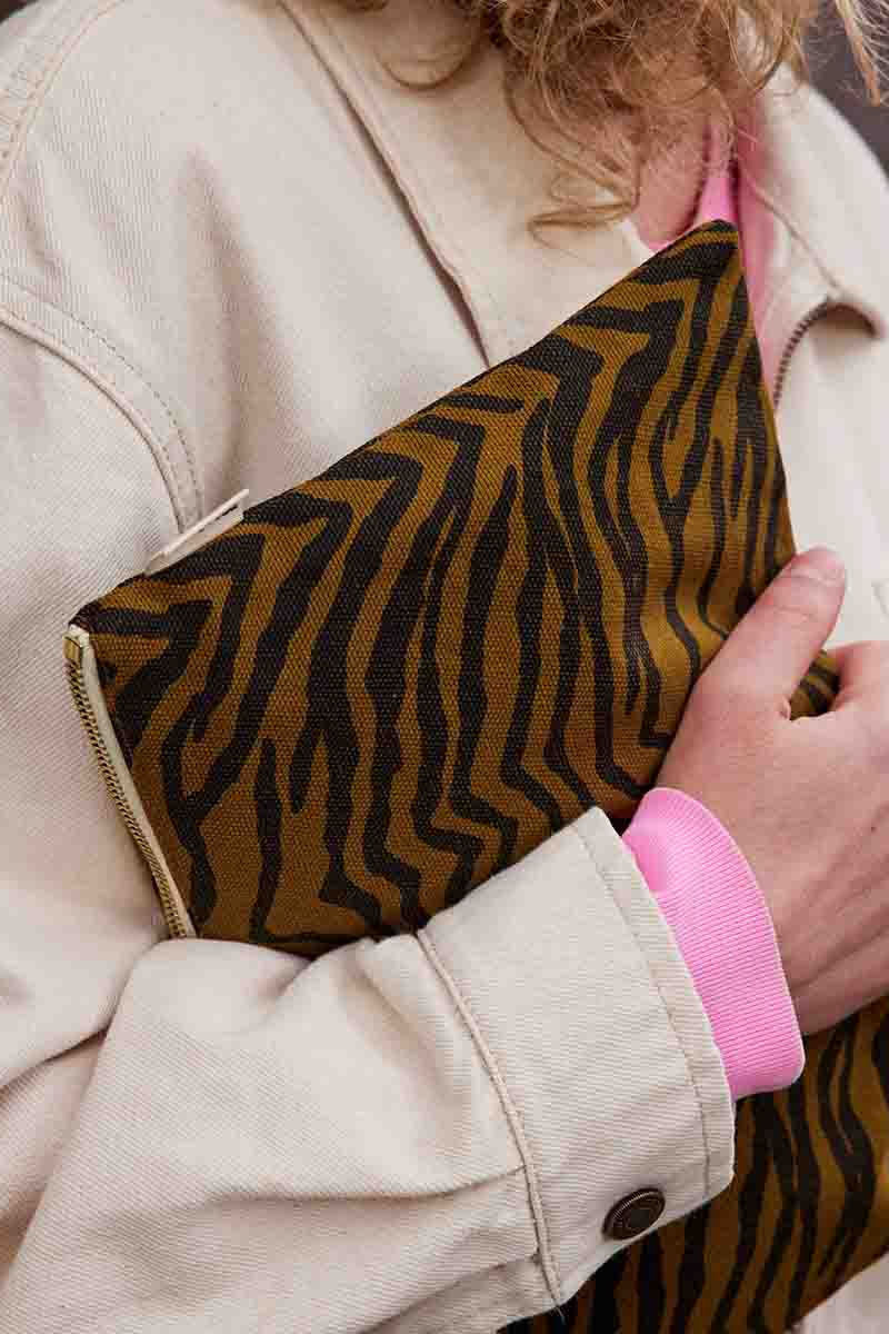 Handbag Big | Zebra print, Tapenade