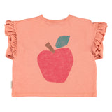 Longsleeve T´shirt Pink with Apple Print