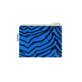 Handbag Small | Zebra print, Blue