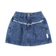 Short skirt | Navy demin