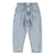 mom fit trousers | washed blue denim