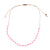 necklace | pink beads