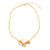 necklace | yellow & pink