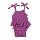 newborn sleeveless body | fuchsia