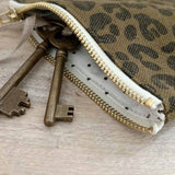 Handbag Small | Animal print, Olive