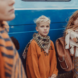 Sweatshirt Camel with "school Trip" Print