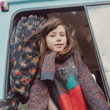 Knitted Sweater Dark Grey with Animal Print