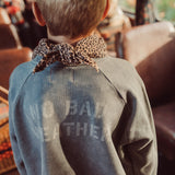Sweatshirt Grey with Sun & Cloud Print