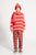 Knitted sweater | Red & pink stripes