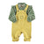 Baby dungarees | Yellow mustard