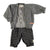 Baby trousers | Black & grey vichy