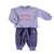 Baby sweatshirt | Purple w/ "wanted & wild" print