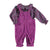 Baby dungarees | Magenta corduroy