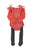 Baby long sleeve body w/ collar | Terracotta w/ rock star" print