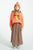 Sweatshirt | Orange w/ "music" print