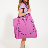 XL logo bag | fuschia