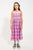 long dress | lavender checkered