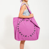 XL logo bag | fuschia
