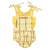 playsuit | yellow checkered