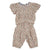 baby trousers  | ecru animal print