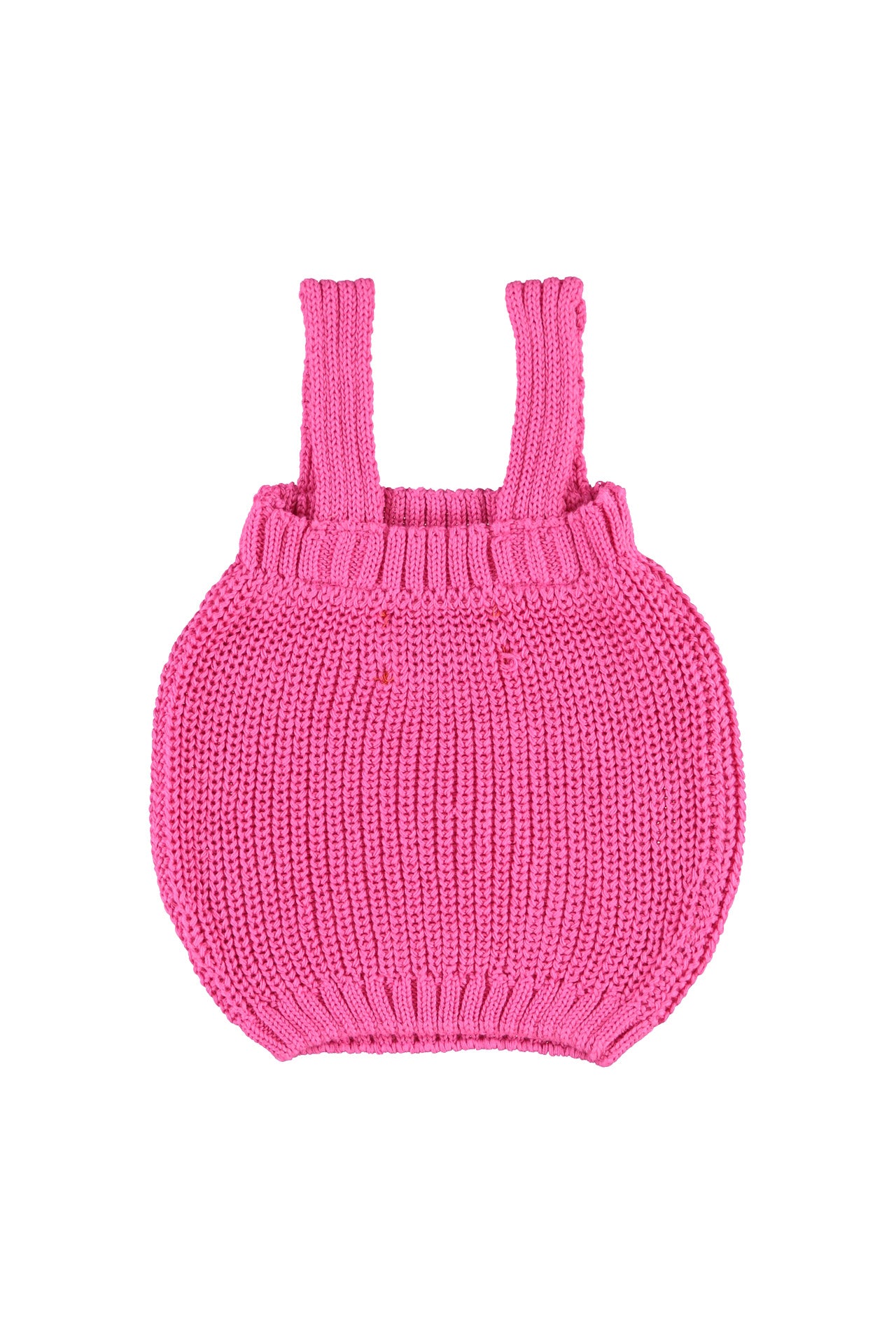 Girl baby pink knitted top with cherry print